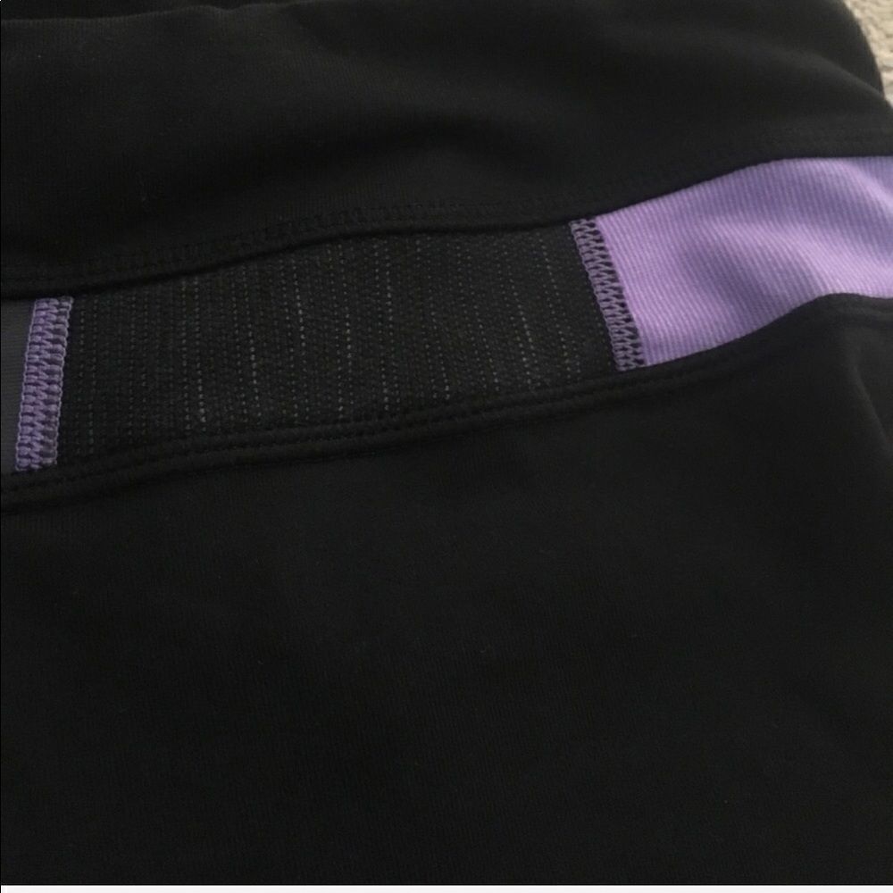 Lululemon Wide Leg Black Full Length Leggings Size 4 - Picture 6 of 6